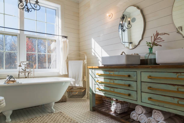 sink and shower installation